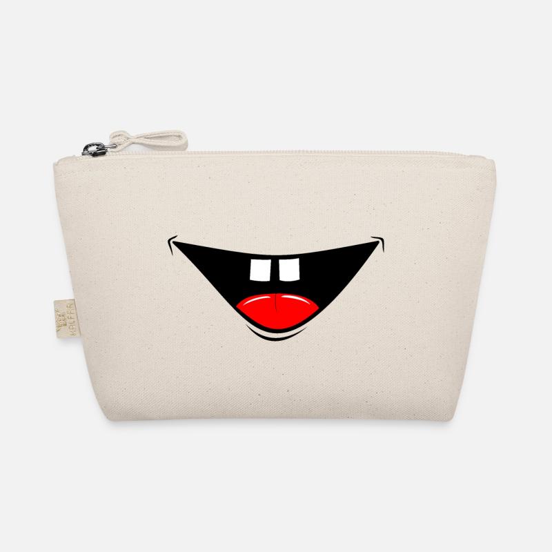 Mask Comic Laughter Organic Pouch