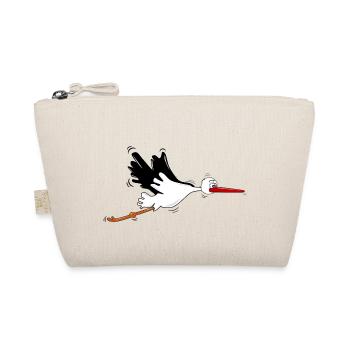 Animal Stork Alsace - Organic Pouch - nature - Front