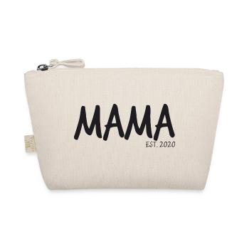 Spruch - Mama EST. 2020 - Bio-Täschchen - Natur - Vorne