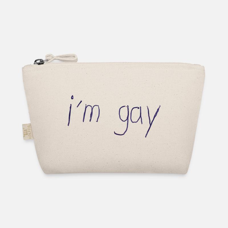 i'm gay schlechtes Design 17 - Bio-Täschchen - Natur