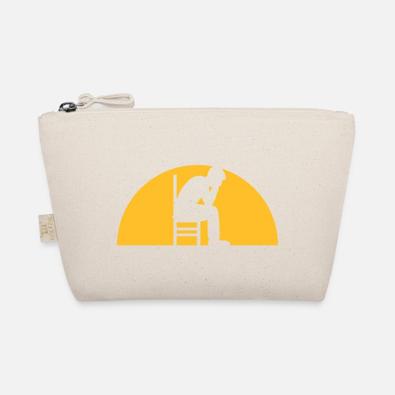 Sun depression man Organic Pouch