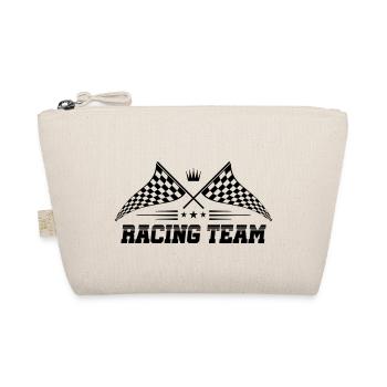 racing team flag icon logo - Organic Pouch - nature - Front