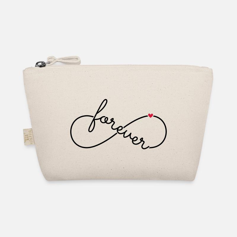 Infinity symbol Infinity forever - Organic Pouch - nature