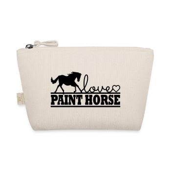 Pferd Paint Horse - Bio-Täschchen - Natur - Vorne