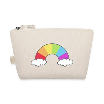 Special Rainbow - Vertical Stripes - Organic Pouch - nature - Front
