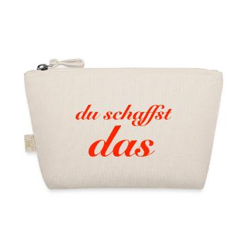 du schaffst das - Bio-Täschchen - Natur - Vorne
