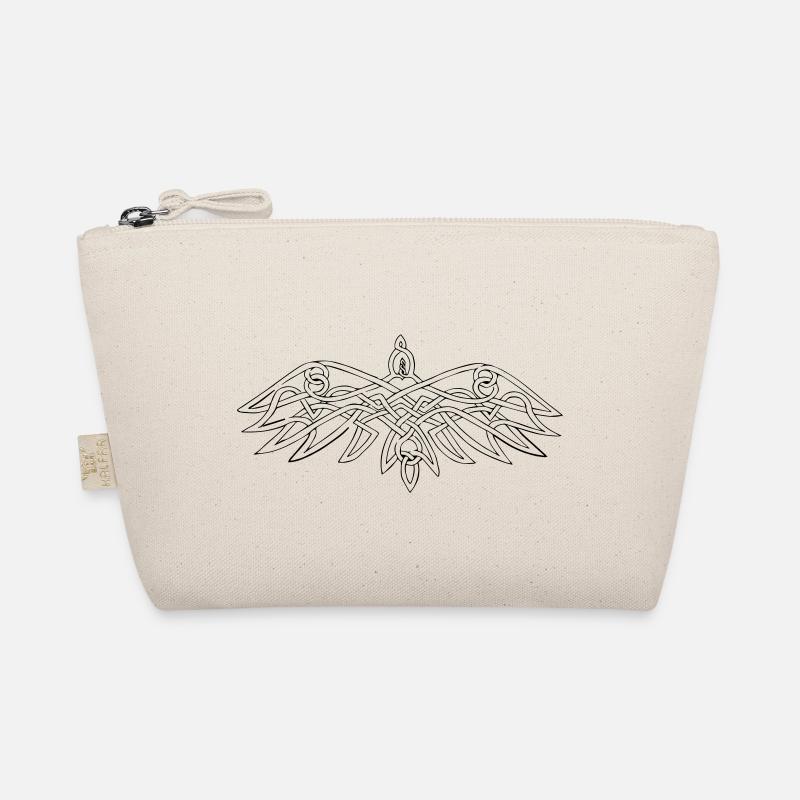 Keltische Krähe Bio-Täschchen