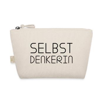 Statement SELBSTDENKERIN Typografie 1 - Bio-Täschchen - Natur - Vorne