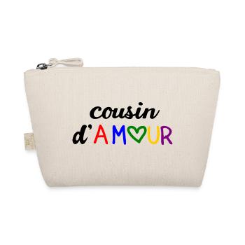 T shirt cousin d'amour, famille, - Trousse biologique - nature - Devant