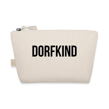 Dorfkind Spruch Schrift - Bio-Täschchen - Natur - Vorne