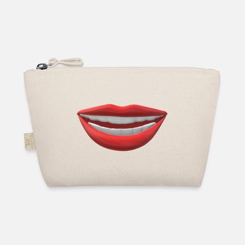 Lachendes Design Bio-Täschchen