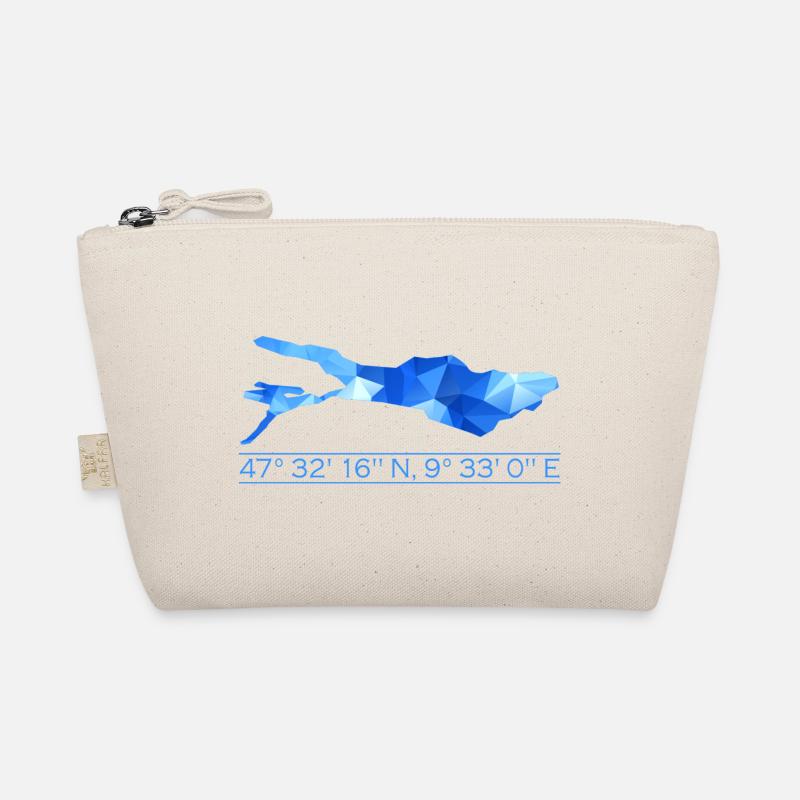Lake Constance coordinates | Polygon Organic Pouch