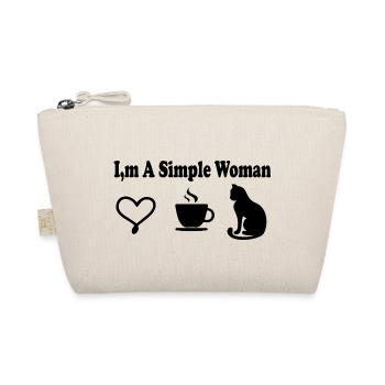 Cat cat - Organic Pouch - nature - Front