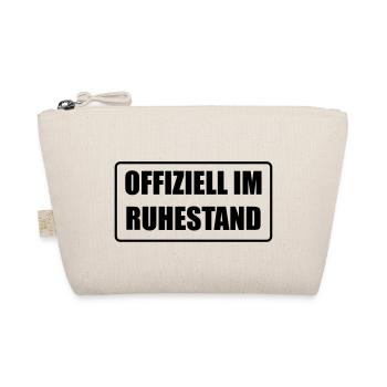 Offiziell im Ruhestand - Bio-Täschchen - Natur - Vorne