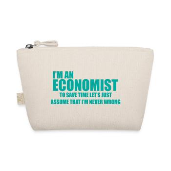 Je suis économiste pour gagner du temps économiste cadeau - Trousse biologique - nature - Devant