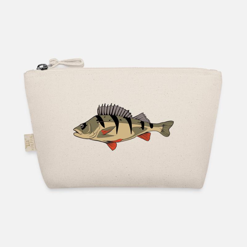 Perch perch perch perch fishing Kretzer Organic Pouch