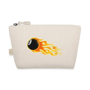 8, billiards, snooker, pool - Organic Pouch - nature - Front