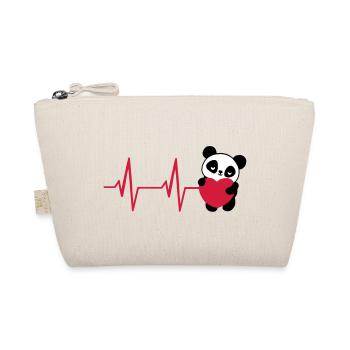 ECG Panda - Organic Pouch - nature - Front