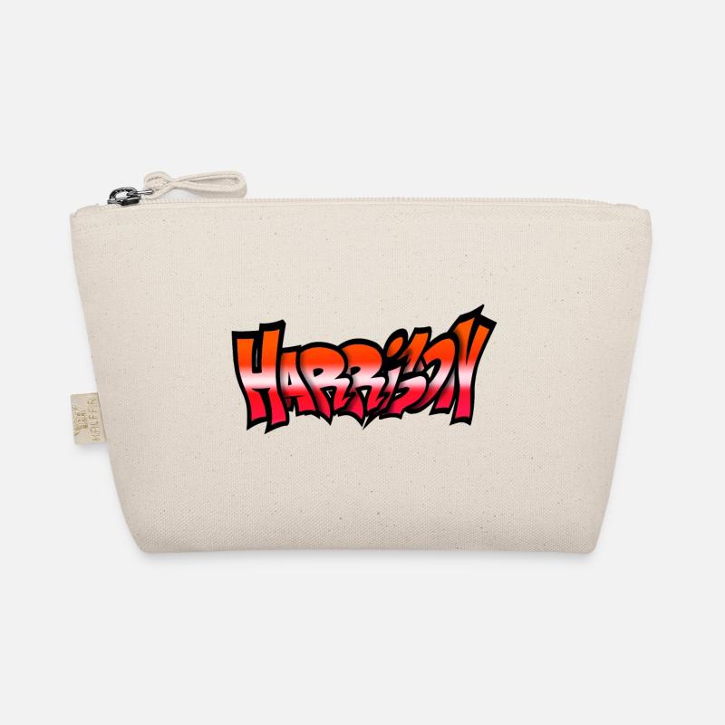Harrison GRAFFITI NAME rot Bio-Täschchen
