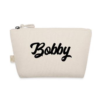 Bobby Custom Text Birthday Name - Organic Pouch - nature - Front