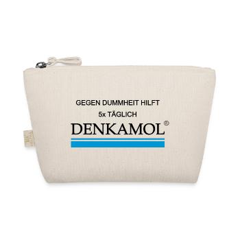 denkamol, denken, Medizin, Medikament, Arzt, dumm - Bio-Täschchen - Natur - Vorne