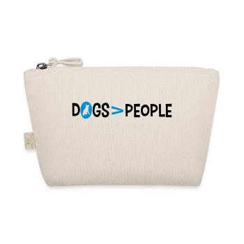 Logo Dogs People - Organic Pouch - nature - Front