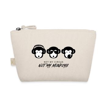 Muniax Monkeys - Bio-Täschchen - Natur - Vorne