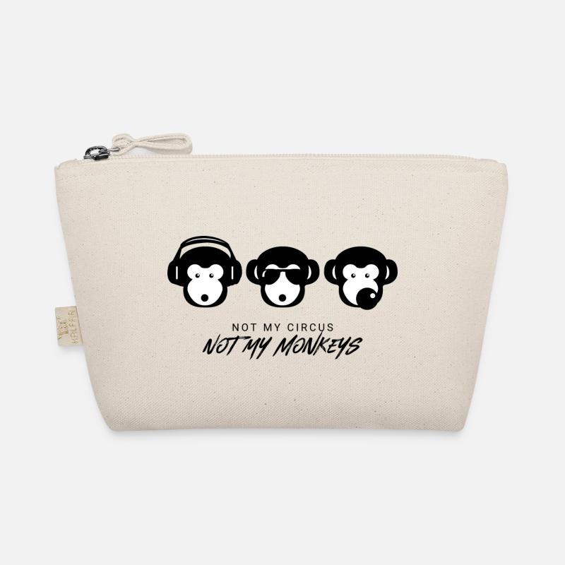 Muniax Monkeys - Organic Pouch - nature
