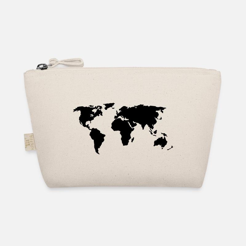 World map colors customizable Organic Pouch