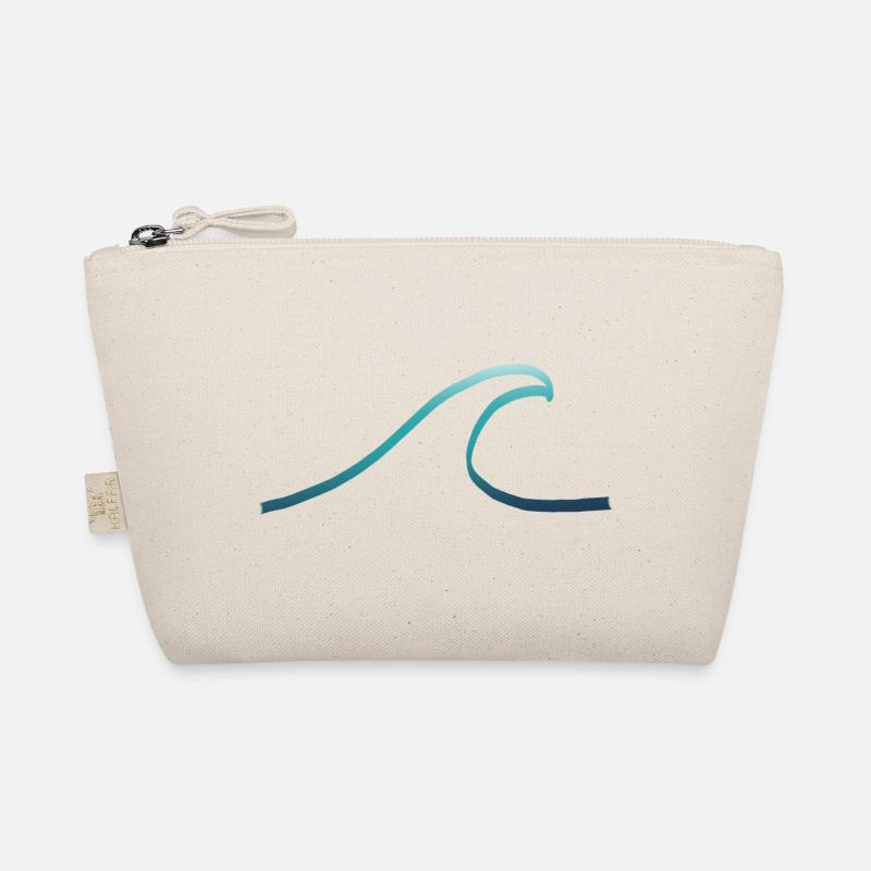 Turquoise wave Bio-Täschchen