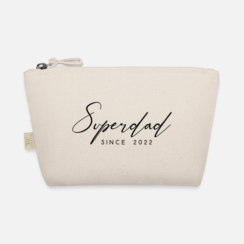 Superdad Vater Papa since 2022 Spruch - Bio-Täschchen - Natur