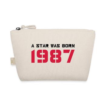Année de naissance Anniversaire Born In - Made in 1987 - Trousse biologique - nature - Devant