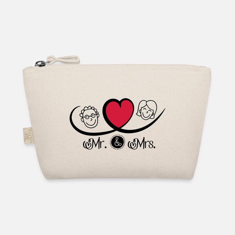 Mr and Mrs - Bio-Täschchen - Natur