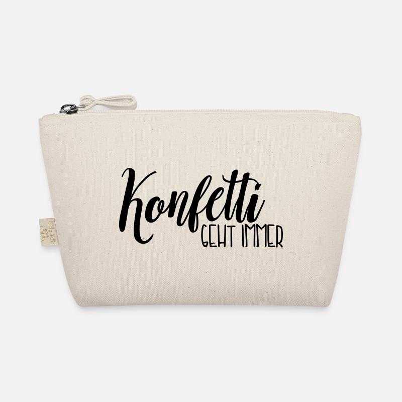 Confetti always goes Organic Pouch