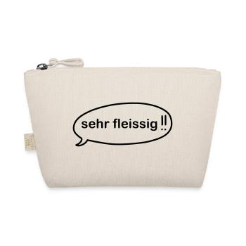 iYpsilon sehr fleißig - Bio-Täschchen - Natur - Vorne