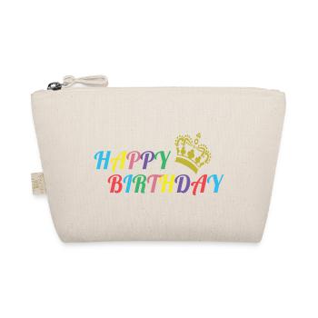 Happy Birthday | Birthday - Organic Pouch - nature - Front