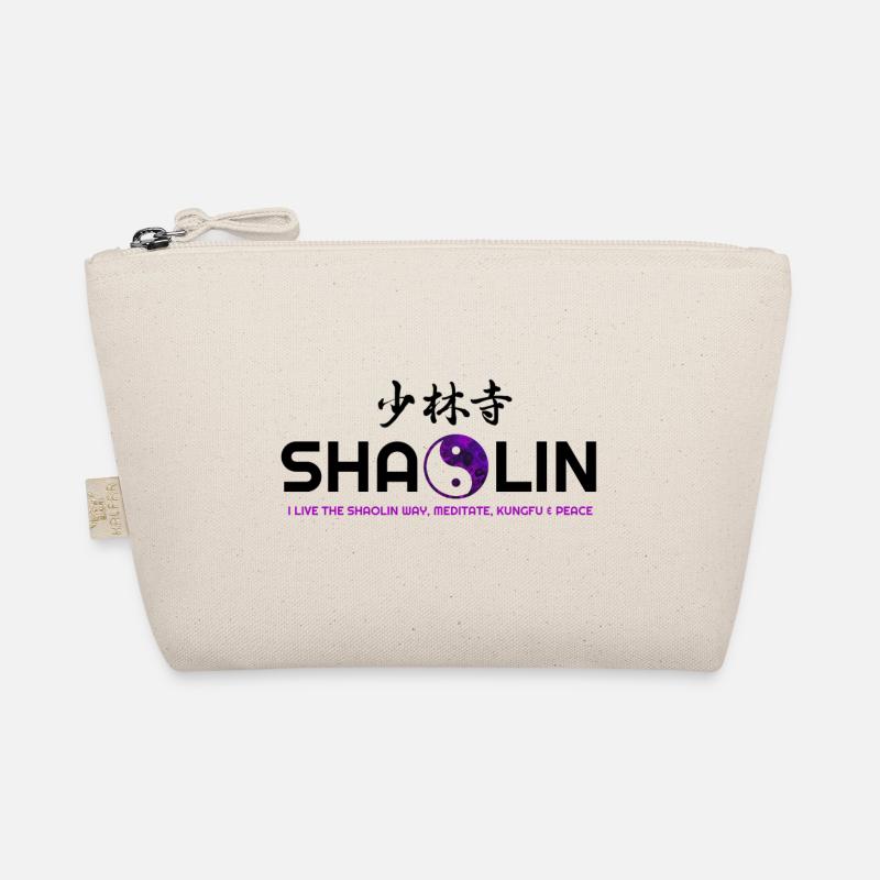 Ich liebe Shaolin, Shaolin Kung Fu, Shaolin Hoodies, - Bio-Täschchen - Natur