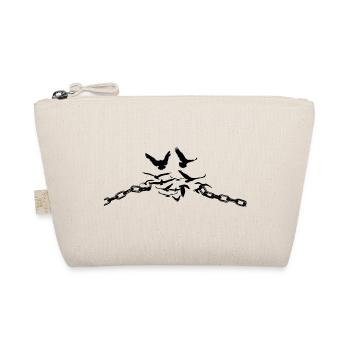 Chains blow up bird free - Organic Pouch - nature - Front
