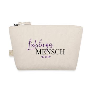 Lieblingsmensch / Beste Freundin / Beste Kollegin - Bio-Täschchen - Natur - Vorne