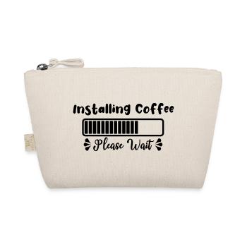 Installieren von Coffee Please Wait Loading - Bio-Täschchen - Natur - Vorne