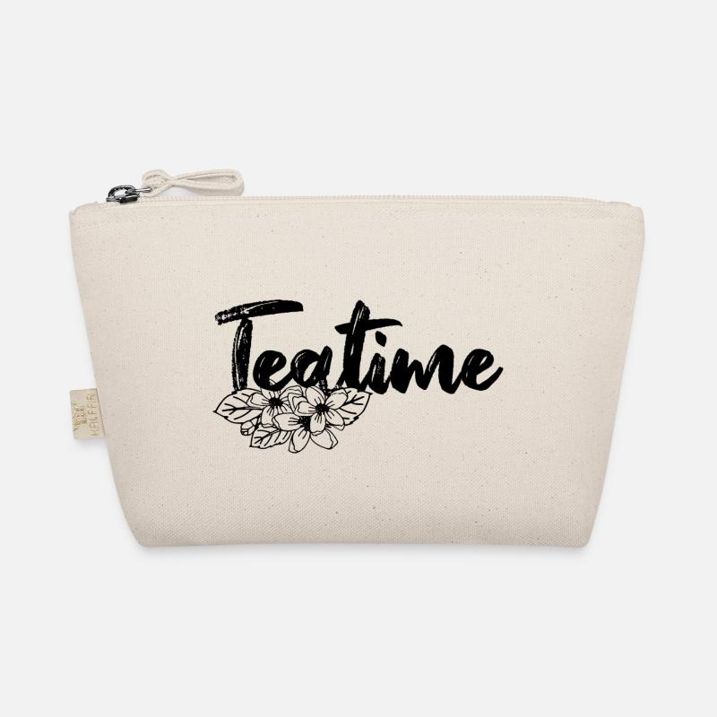 Teatime Teatime Teablätter Teetrinkers Devise Trousse biologique