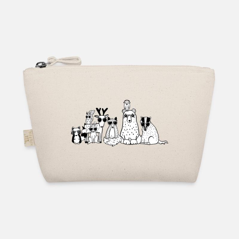Cool animals from the forest Organic Pouch
