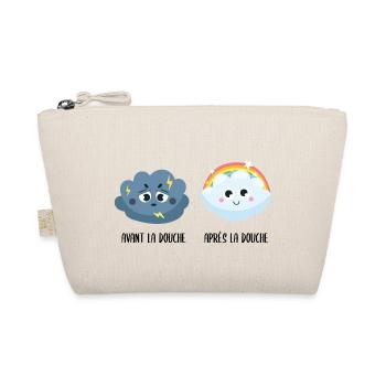Avant apres la douche - Trousse biologique - nature - Devant