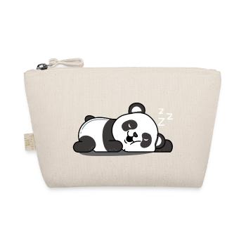 Sleeping Panda - Organic Pouch - nature - Front