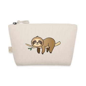 Sloth sleeps on a branch - Organic Pouch - nature - Front