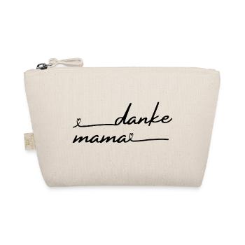 Mama Danke Muttertag Herz Mutter Tag Mami - Bio-Täschchen - Natur - Vorne