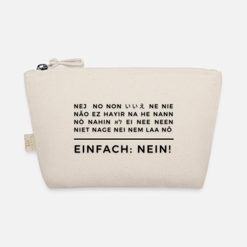 Nein - Bio-Täschchen - Natur