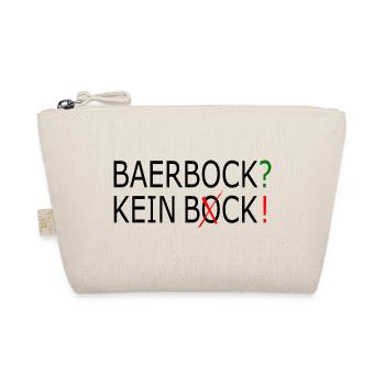 Baerbock kein Bock auf Grüne Politik Männlichkeit - Bio-Täschchen - Natur - Vorne