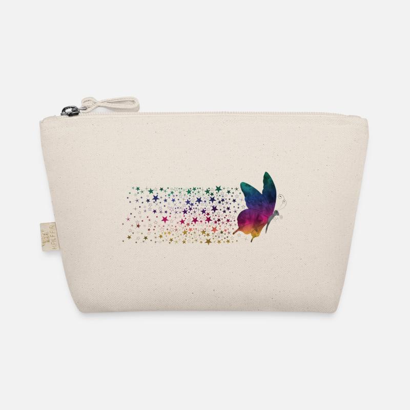 Butterfly - Rainbow Stardust - Organic Pouch - nature