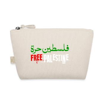 Support Palestine gratuit avec oeuvre d'art arabe palestinien - Trousse biologique - nature - Devant